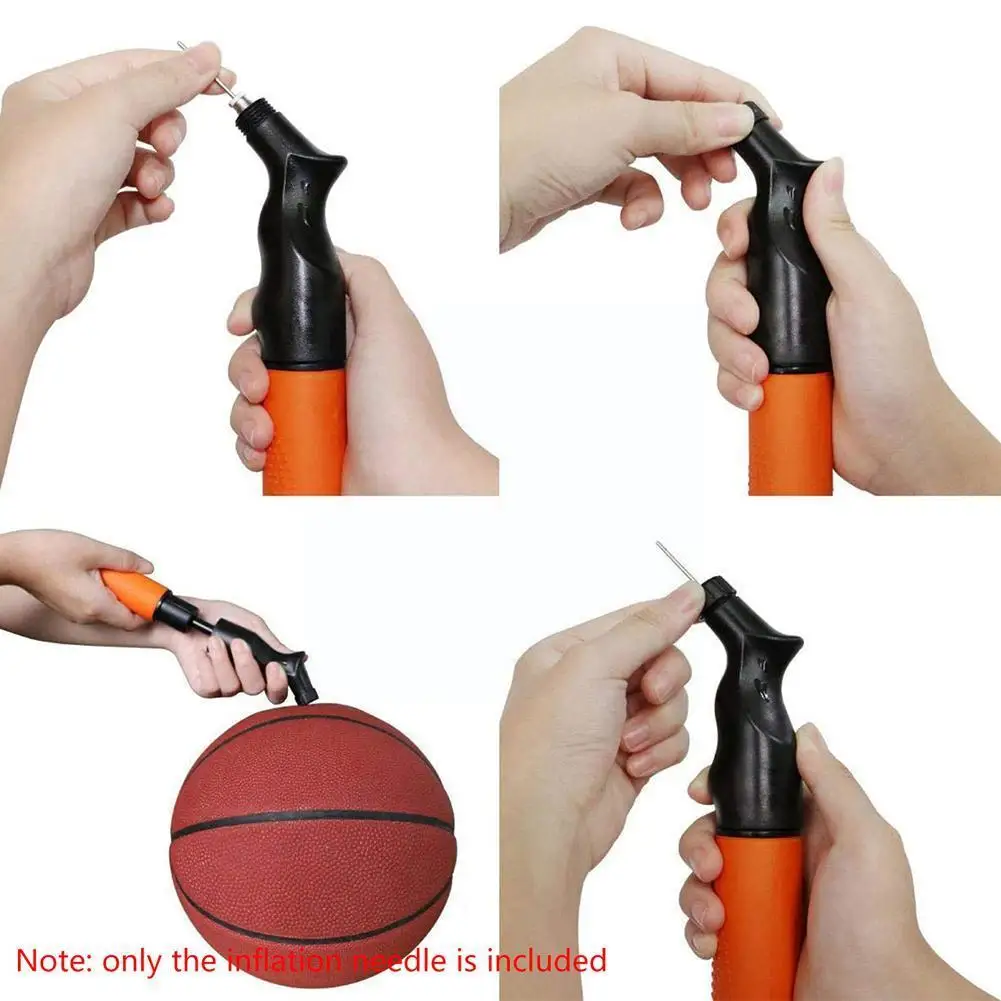 Sport Ball Inflating Pump Needle For Football Basketball Soccer Inflatable Adaptor Steel Pump Pin Ball Needle E6V1