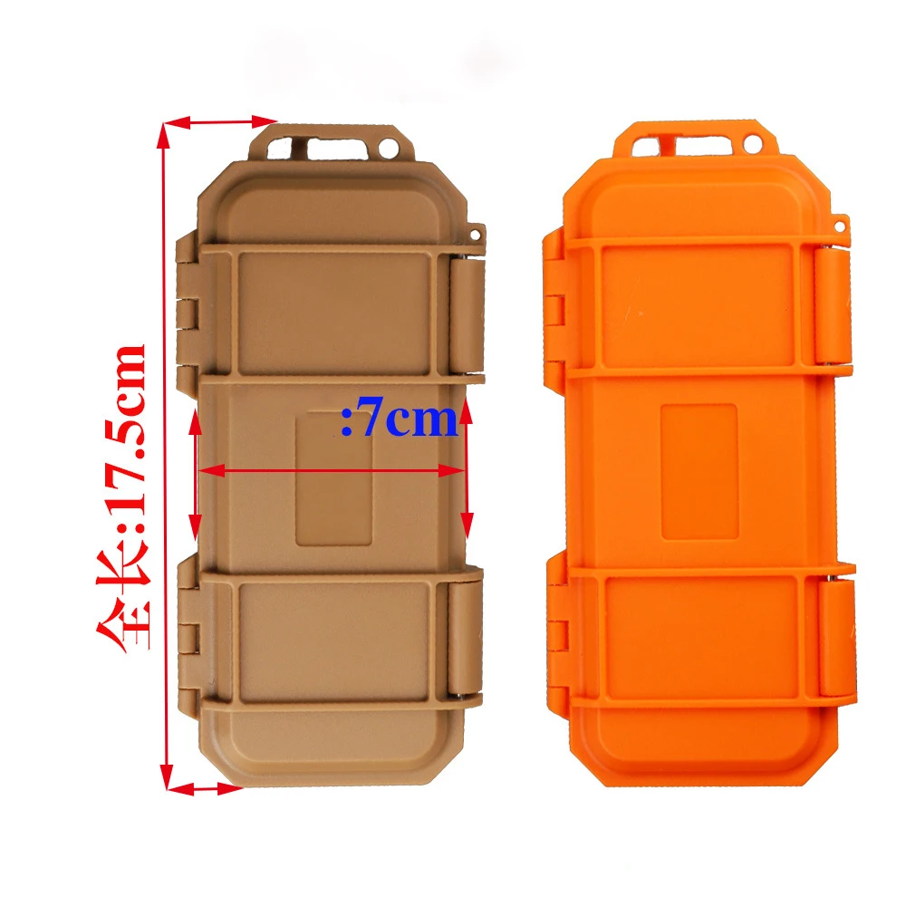 Edc Gadgets Box Tactical Outdoor Anti-pressure Shockproof Folding Knife Storage Box Portable Waterproof Survival Tool Carry Case