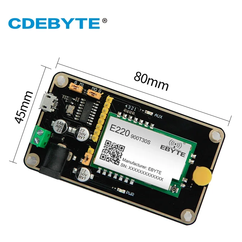 Lora LLCC68 868MHz 915MHz Test Board Kit for E220-900T30S UART Wireless Module USB Interface CDEBYTE E220-900TBH-01