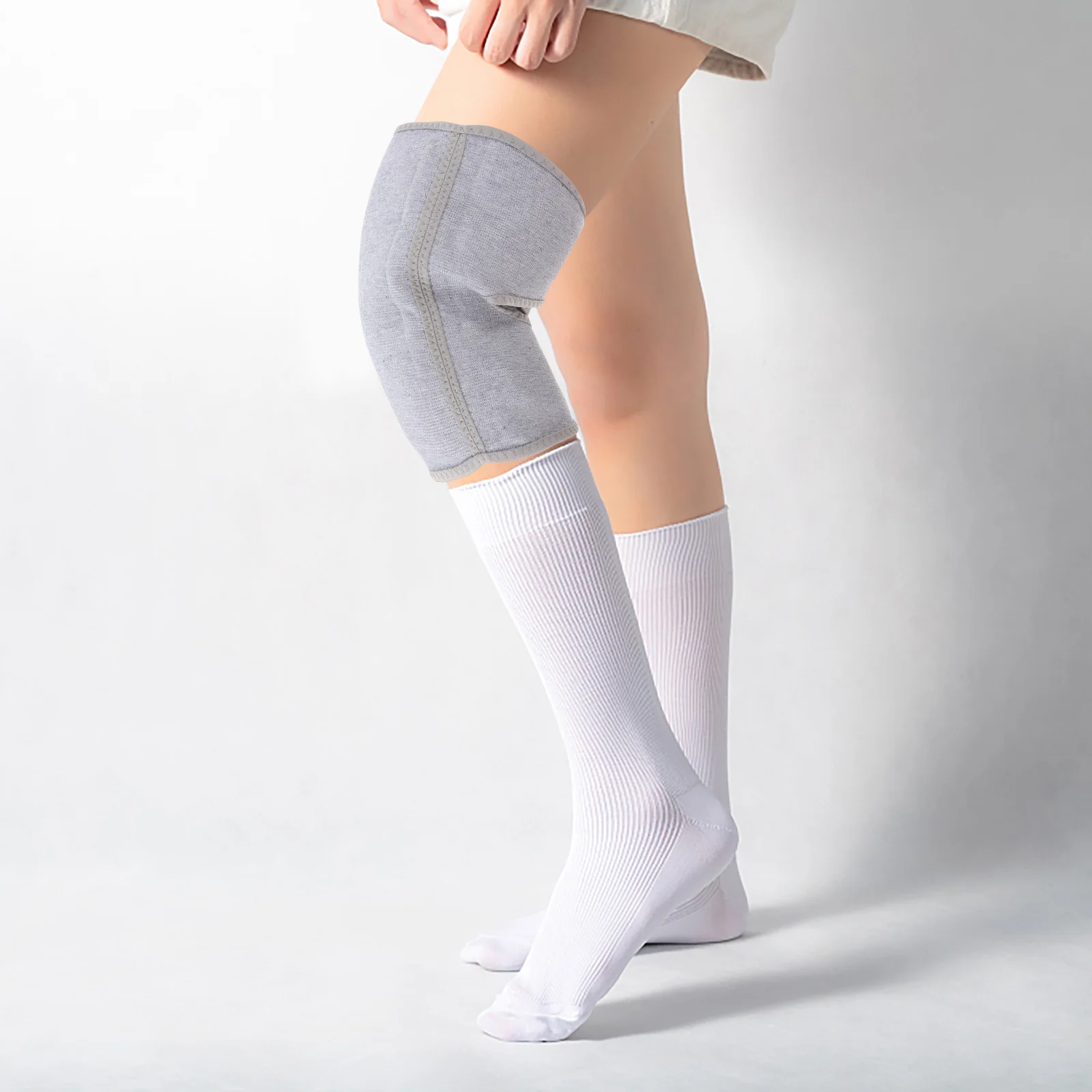 

2pcs Warm Knee Support Sleeve Lightweight Compression Braces For Sports Running Hiking Basketball Football Protection Men Women