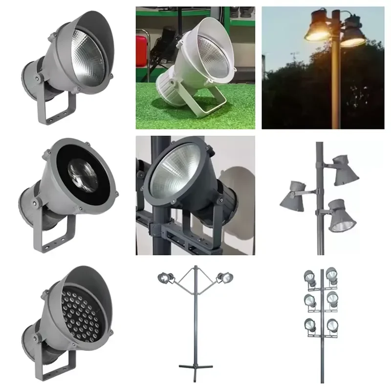 Customized 50W 60W 80W IP65 LED Floodlight for Outdoor Building Architecture Waterproof Aluminum Lamp AC for Landscape
