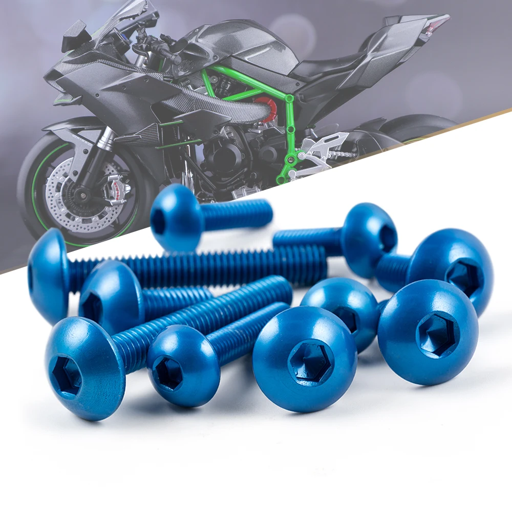190pcs Motorcycle Bodywork Screws Fairing Bolts Kit for Yamaha YZF R1 1998-2016 2017 2018 2019 FJ1200 FZR1000 FZR600R