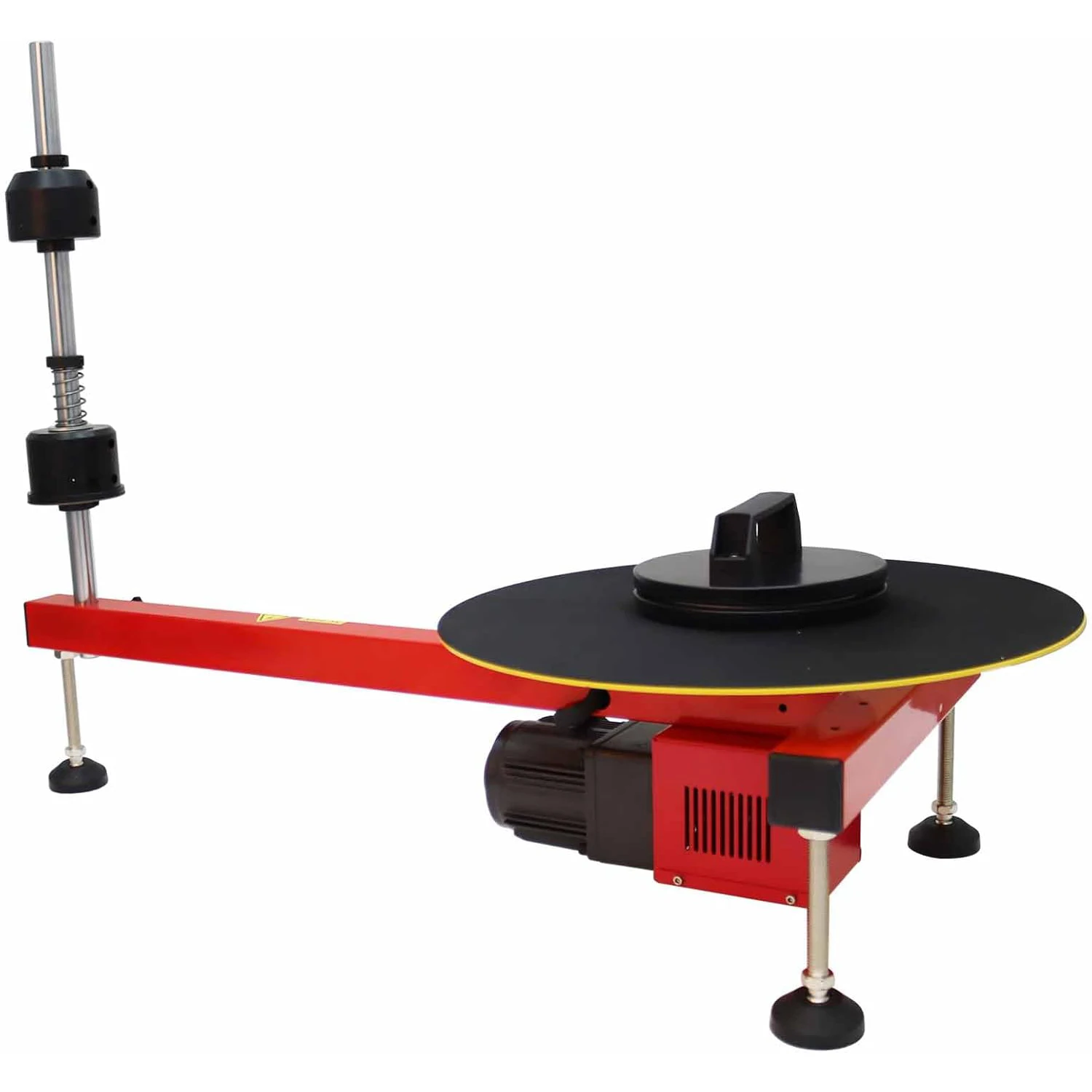 مقعد تغليف الفيلم الكهربائي القابل للتمدد 1 لفة موزع أفلام شبه أوتوماتيكي للتغليف منصات التعبئة 110 رطل تحميل 220 فولت