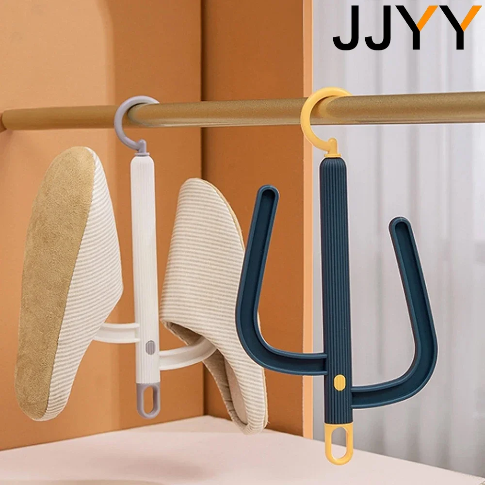 

JJYY multifunctional rotating hook shoe rack portable household hook storage rack home balcony outdoor dormitory