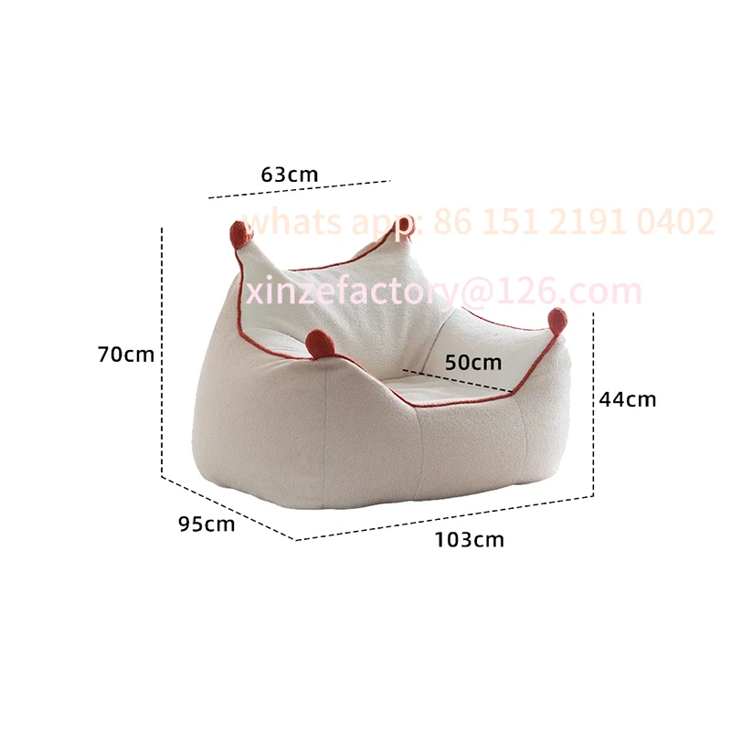 

Customizable Living Room Sofa Luxury Designer White Modern Living Room Sofa Boneless Lazy Canapé Salon Furni