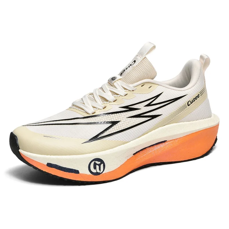 Laufschuhe für Herren mit Carbonplatte, Marathon-Spezialität, atmungsaktiv, leicht, bequeme Outdoor-Sportschuhe für Damen – Detail 6