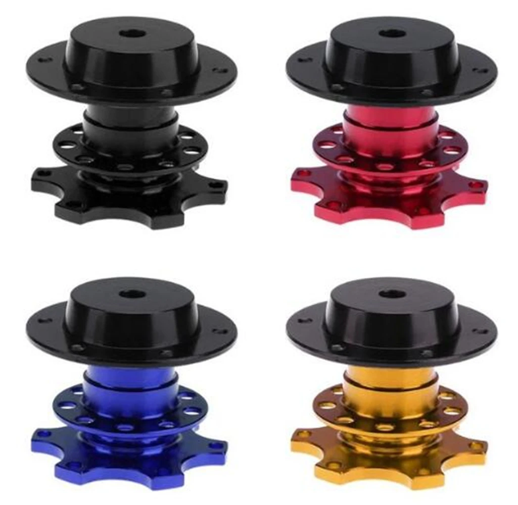 

Универсальный адаптер для быстрого снятия рулевого колеса с креплением 70 мм для рулевого колеса с 6 отверстиями.