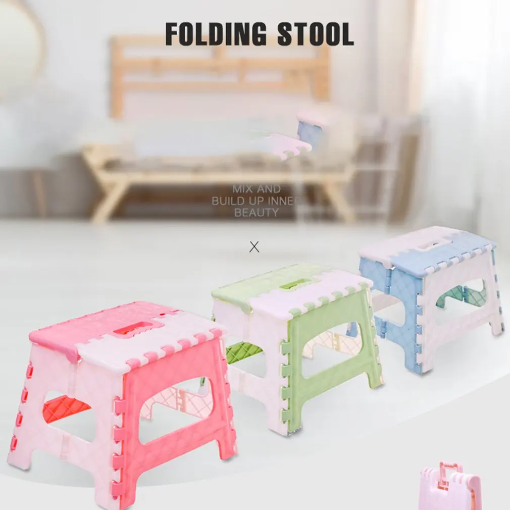 Folding Step Stool Portable Chair Seat For Home Bathroom Kitchen Garden Camping Kids And Adults Use Chair seat