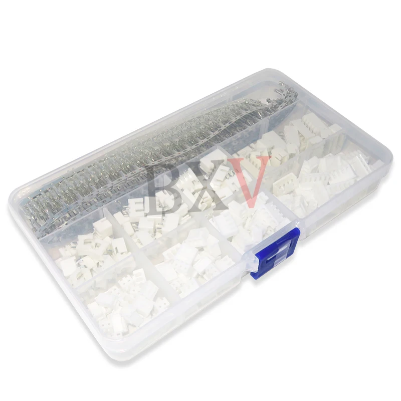 XH2.54 2P 3P 4P 5 Pin 2.54mm 560PCS Pitch Terminal Kit / Housing / Pin Header JST Connector Wire Connectors Adaptor XH DIY Kits