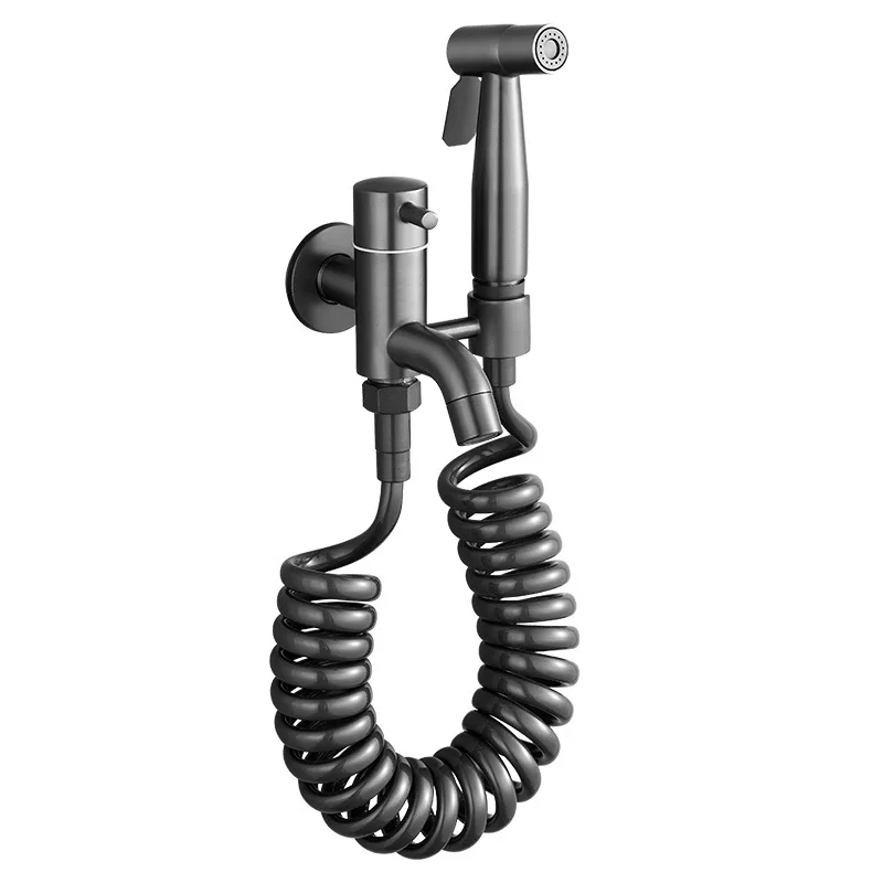 

Limited Offer Balcony Mop Sink Faucet Bidet Two-In-One Wall-Mounted Bathroom Toilet Pressurized Flushing Water for Hotels