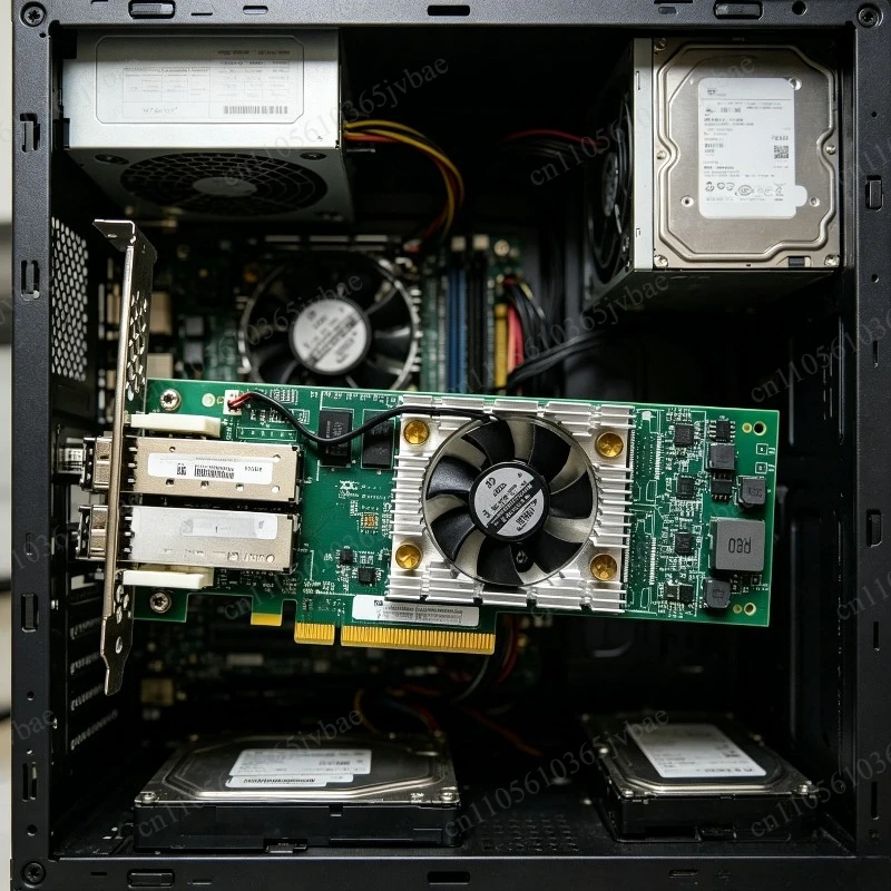 Network Interface Card QLE2672 Dual Port 16 Gbit/s Fiber Optic Cassette Module