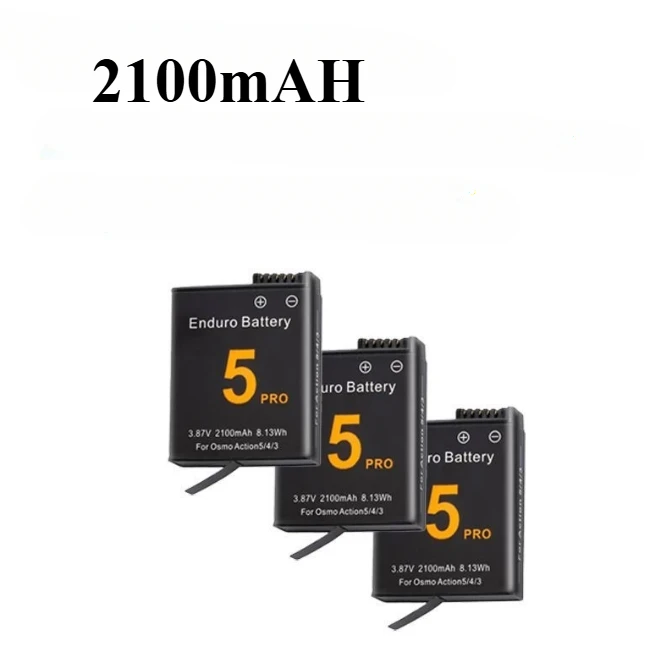 10PCS Suitable for DJ DJI Action 5 Pro Battery Action 5 / 4 /3 Sports Camera Battery