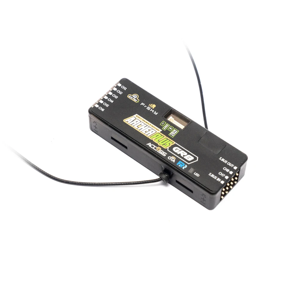 FrSky ARCHER PLUS GR8 Receiver - 8CH SBUS Redundant,  High-Precision Variometer, ACCESS/ACCST D16 for FPV Drones, RC Gliders