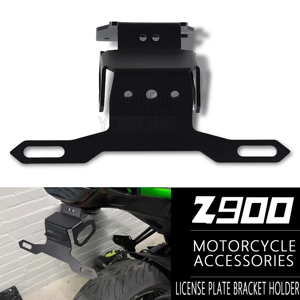 

Держатель номерного знака (кронштейн) для мотоцикла KAWASAKI Z 900 Z900 2017-2019 2020 2021 2022 2023 2024, крепление на заднее крыло, комплект для снятия брызговика