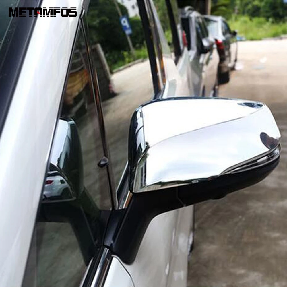 For Toyota Alphard Vellfire 2016-2021 2022 2023 Chrome Rearview Side Door Mirror Cover Trim Protector Accessories Car Styling