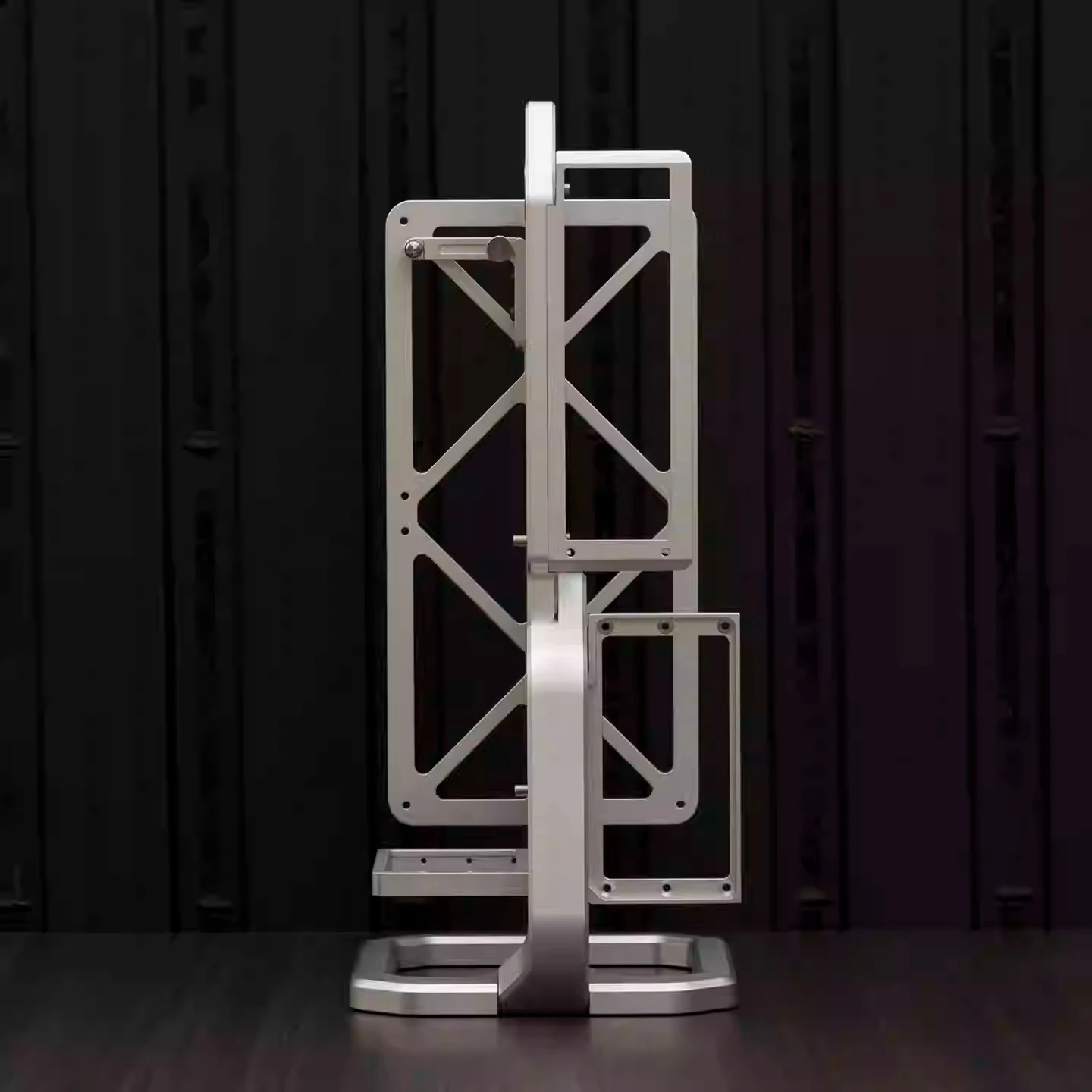 Open Frame ITX SFX Portable Vertical Mount Gaming PC Case Aluminum Mini Chassis High-End Desktop Case