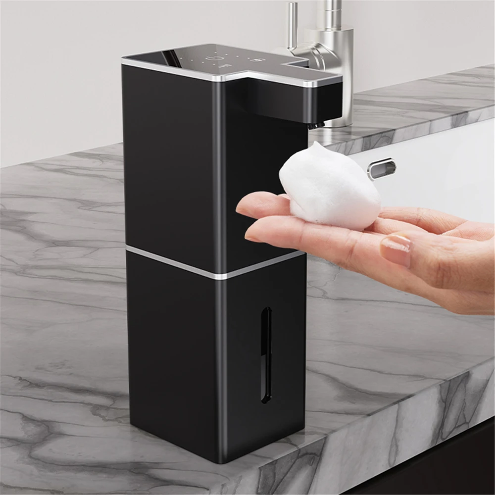 4 Gears Regulable Automatic Soap Distributor USB Charging Wall mount Induction Foam Dispenser Sensor Liquid Generator Touchless