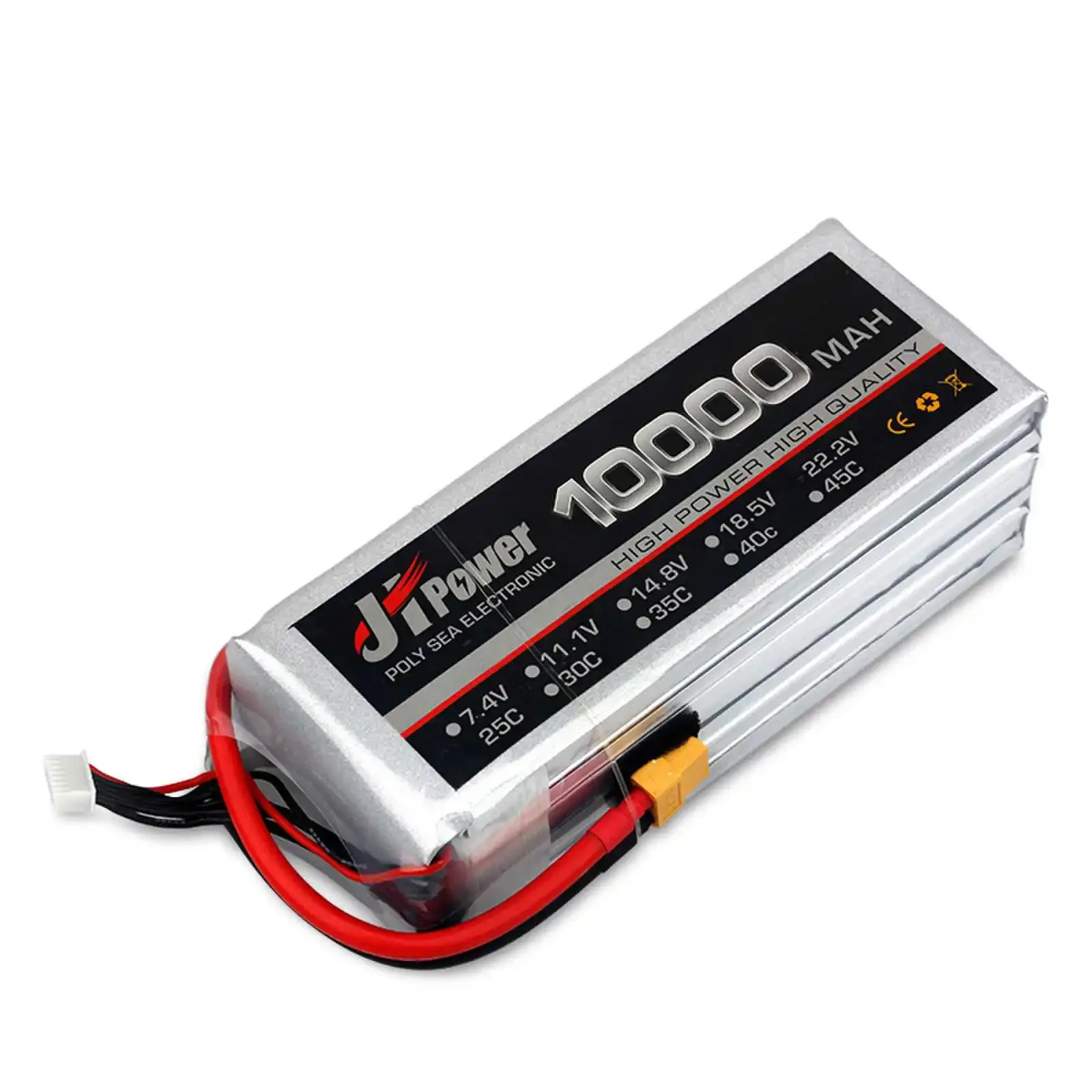 LiPo 3S 4S 5S 6S 10000mAh akumulator do RC LiPo 11.1V 14.8V 18.5V 22.2V 25C dla RC samochód helikopter łodzi RC Drone XT60 XT90 EC3 EC5