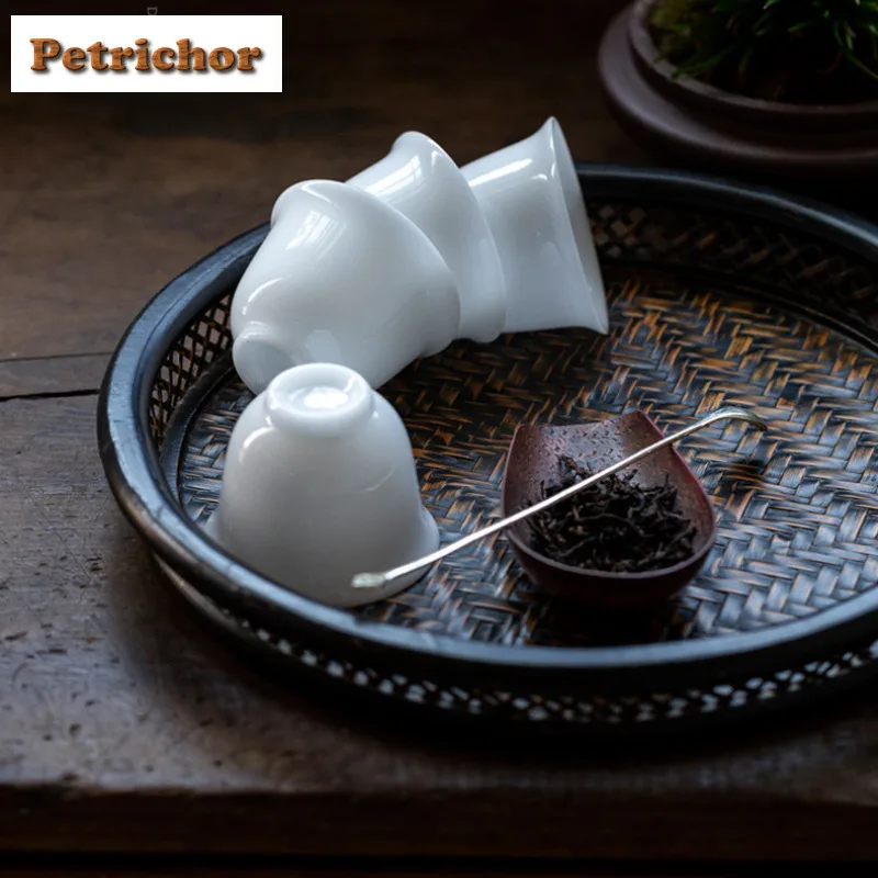 2 قطعة/الوحدة الجليد البذور اليشم الخزف فنجان الشاي وعاء الشاي القديم عينة فنجان شاي تذوق كوب شخصي Chazhan ماستر أكواب طقم شاي 80 مللي
