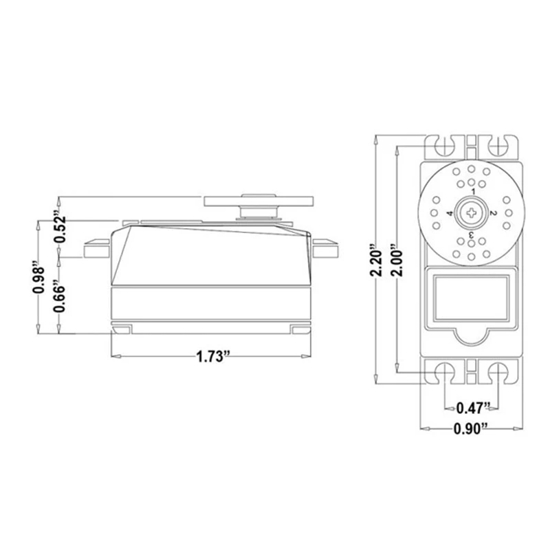 HiTec HS-77BB Low Profile Servo for radio control RC hobby parts