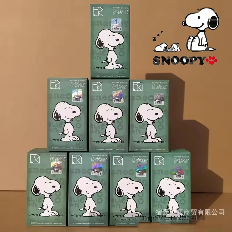 

Подлинная авторизованная слепая коробка Snoopy, серия мультфильмов, супермаркет, садовая мебель, сцена, строительный блок, детские игрушки, подарок