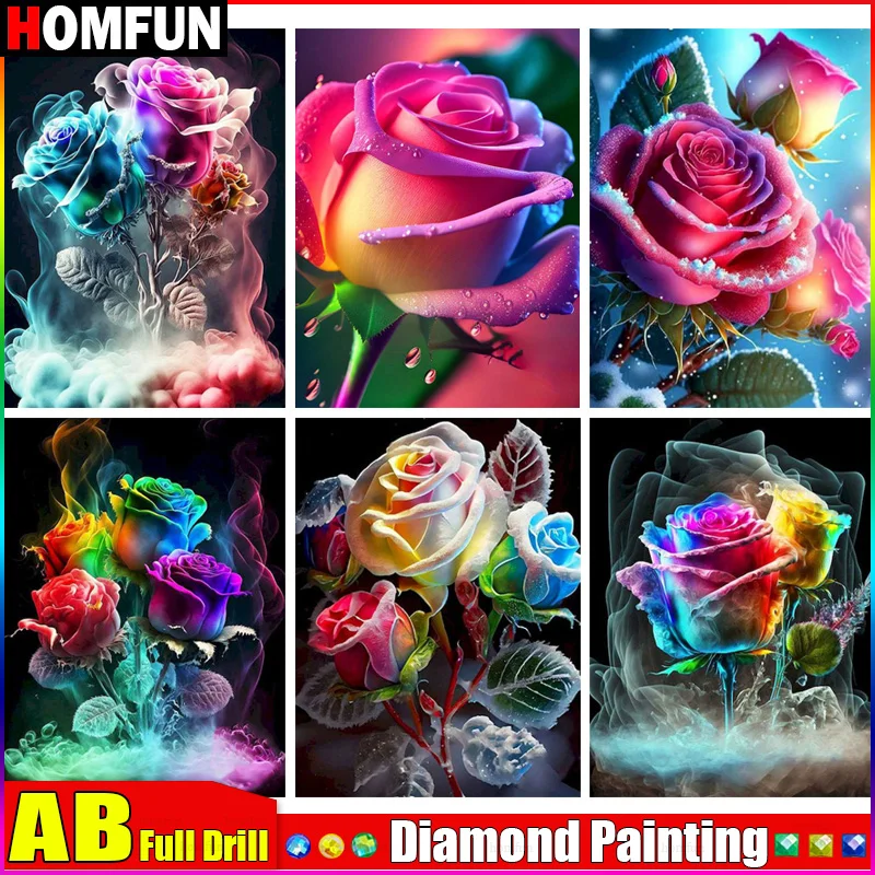 HOMFUN AB Full Diamond Embroidery 