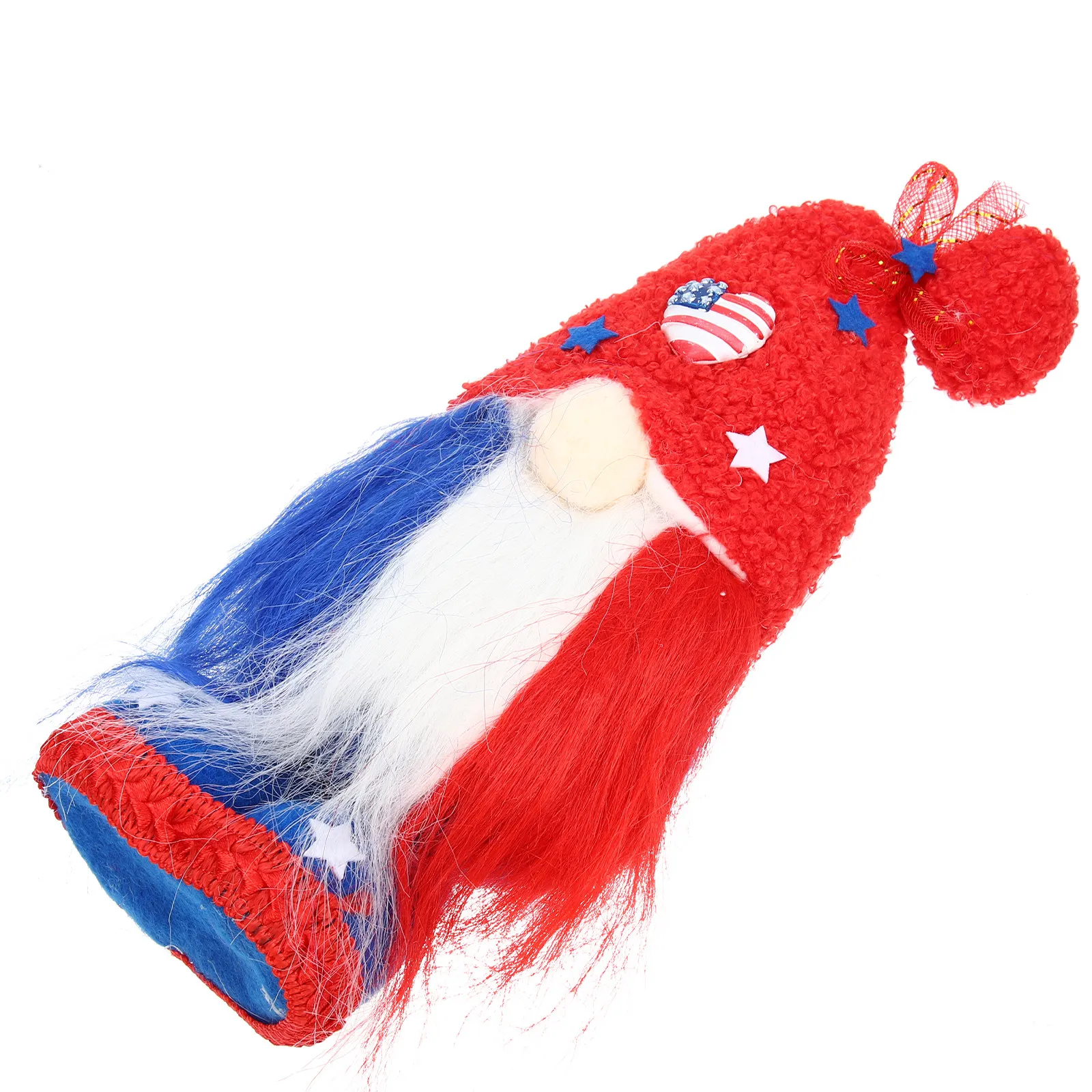 

Independence Day Decorative Gnome Dwarf Ornament Cartoon Style Party Home Desktop Supply Fourth of July Decorations