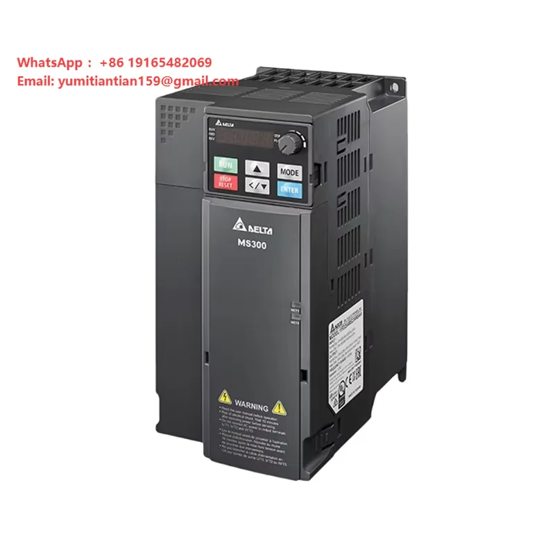 Delta MS300 Series VFD17AMS43AFSAA 3-Phase 460V 7.5kW 10HP Compact Vector Control Drive VFD Inverter Motor Controller Original N