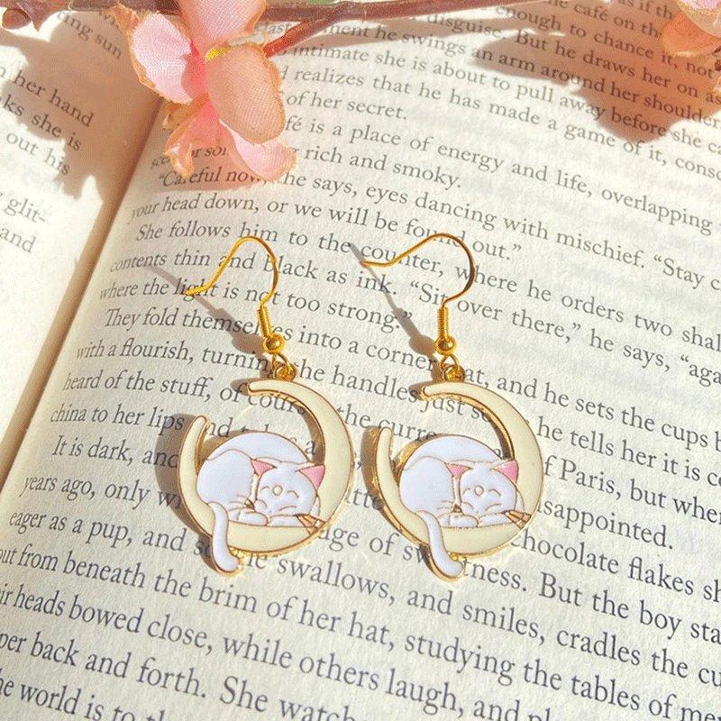 gold plated \'artemis\' sailor moon earrings Oil drop earrings accessories for women cute earrings jewelry for women y2k