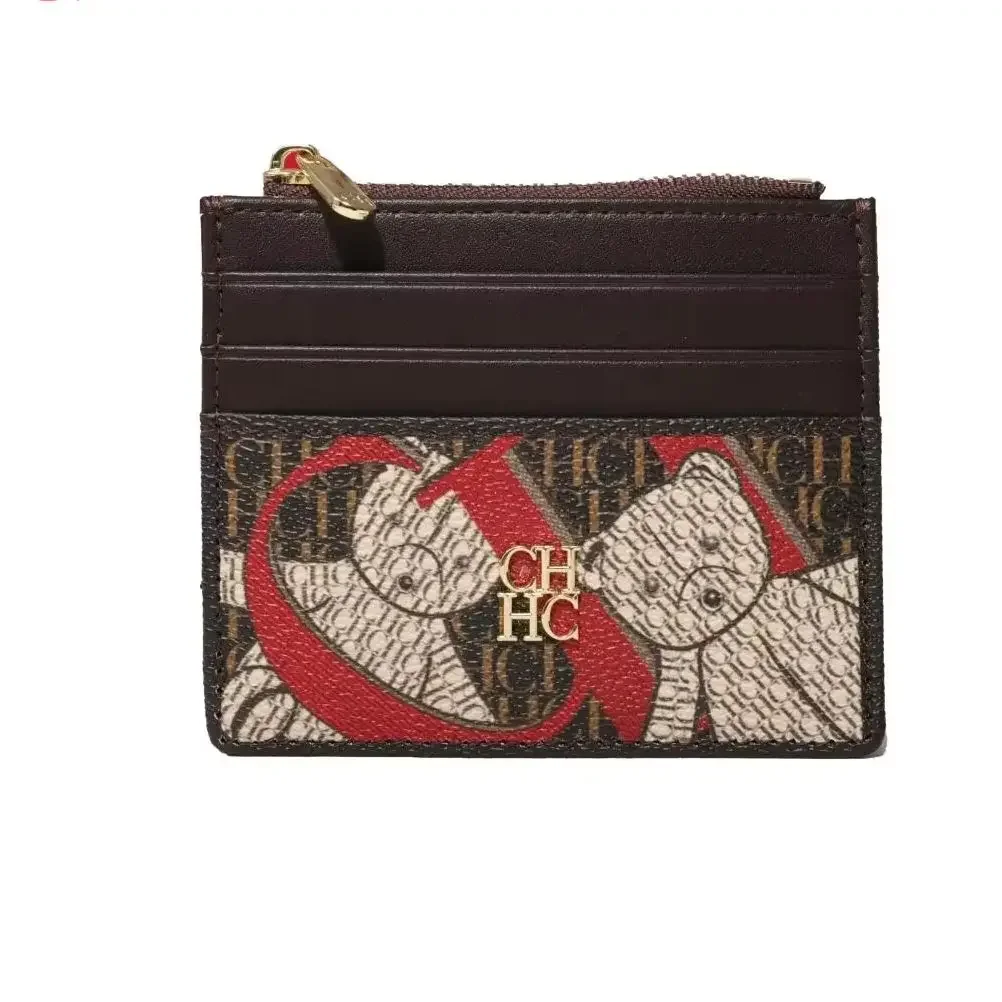 CH Women's Wallet Exquisite Compact Convenient Decoration Durable Elegant Brand Design Sense Letter Decoration Zipper