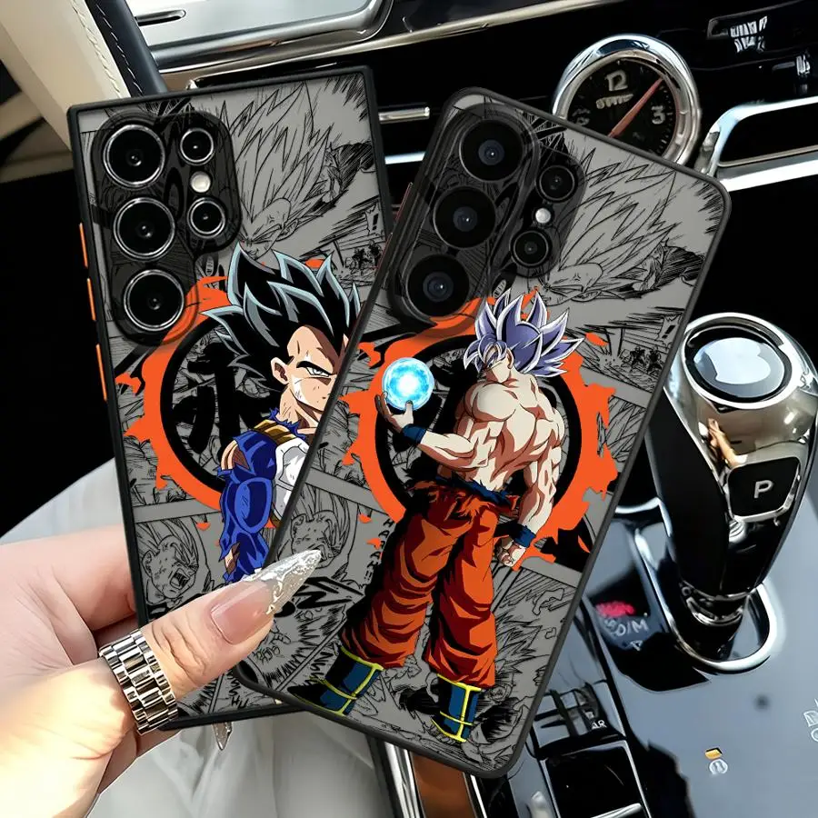 Dragon Balls Vegeta Goku Case for Samsung Galaxy S26 S22 S24 Plus S21 S25 Ultra S20 FE S23 FE Note 20 Ultra 10+ Funda Back Phone
