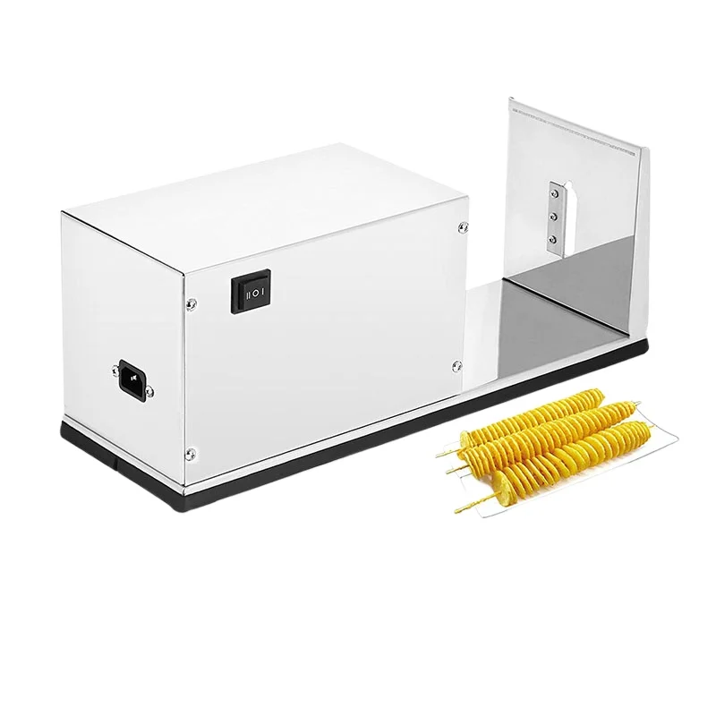 

Automatic Stretch Tornado Potato Slicer 110/220v Electric Machine Potato Spiral Cutting Machine Potato Chips Machine