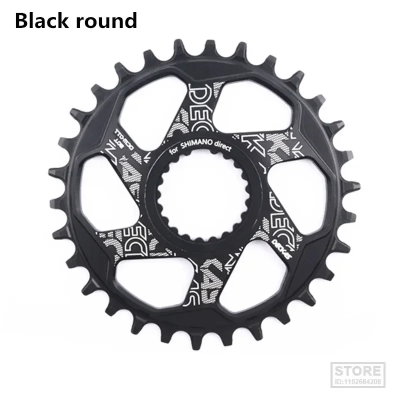 DECKAS 1X12 Speed Round Oval Chainring For shimano M6100 M7100 M8100 M9100 Crankset MTB Bike Bicycle Center Lock 30T 32T 34T 36T