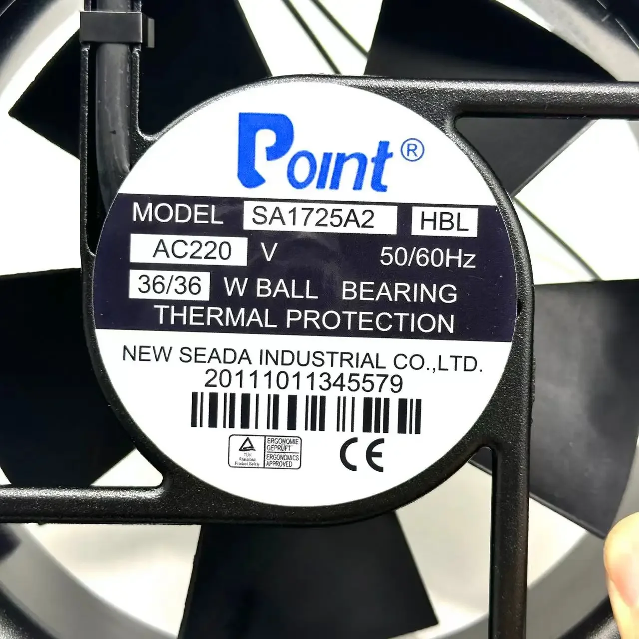 POINT SA1725A2   36W 172x150x51mm 2-Wire Server Cooling Fan