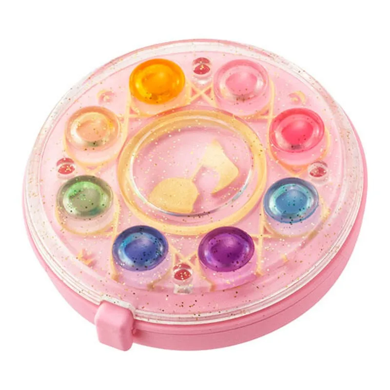 バンダイ ガチャ ウィッチ ドレミ ミニ変身メイクアップミラーボックス 2 ミニチュア小道具人形 フィギュア付きギフト