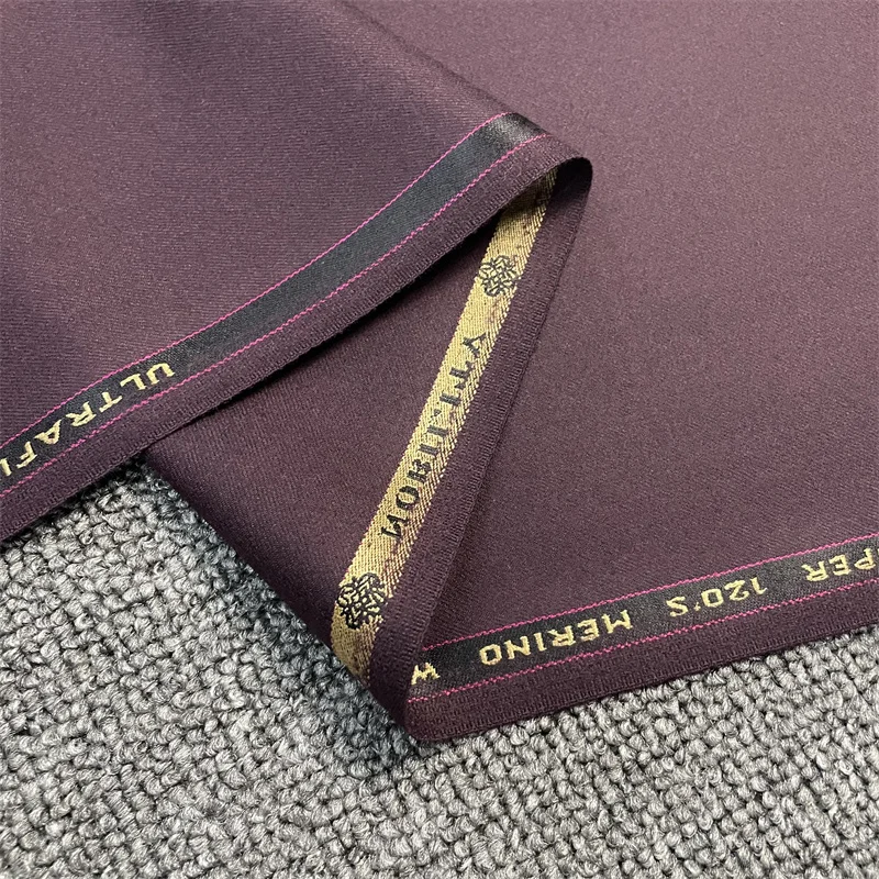 1/1.5/3.5 Meters High-end Worsted All-wool Suit Fabrics Thickened Flannel Suit Fabric By The Meter Autumn  Winter Pants Fabric