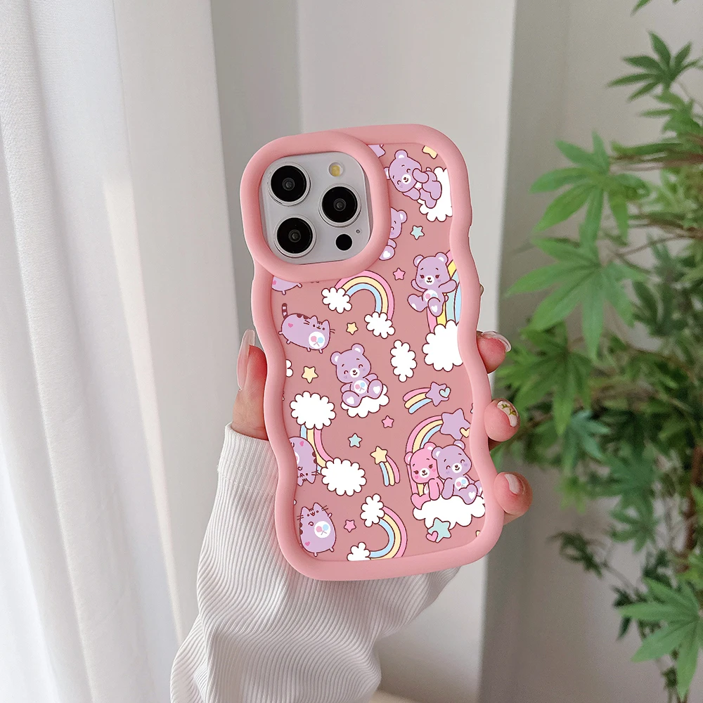 Cute Pusheens cat etui na telefon dla Xiaomi Redmi A1 A2 8 8A 9C 9T 10C 12C 13C Poco X3 X5 Pro Plus 4G 5G miękkie pokrywa tylna z TPU etui