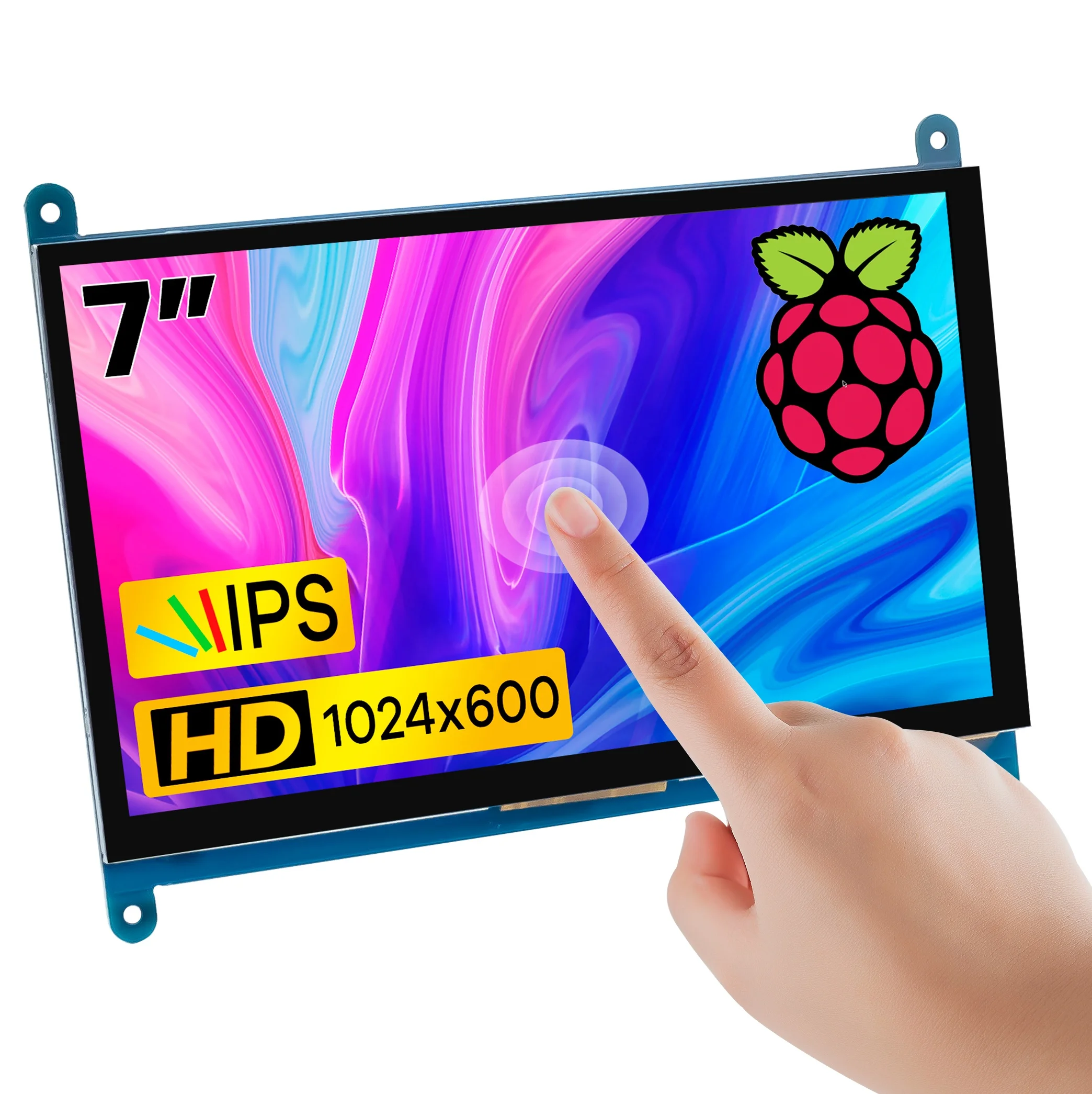 7 Inch Ips Tft Panel 1024*600 Capacitive Tablet Laptops Raspberry Pi 4 Lcd Touch Color Screen Module Display
