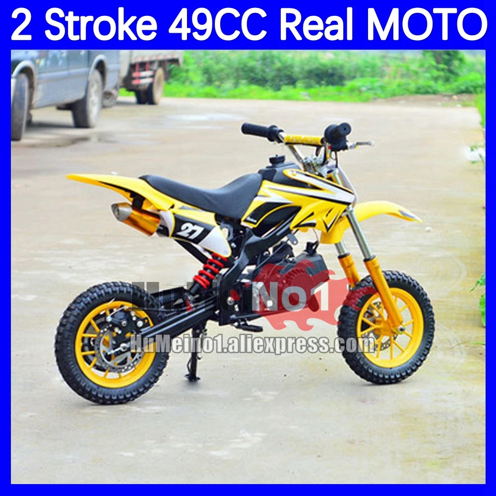 49CC 50CC 2 Stroke Dirt Bike Mountain Mini Motorcycle Small Buggy Superbike Moto Bikes Gasoline Adult Child ATV Off-road Vehicle