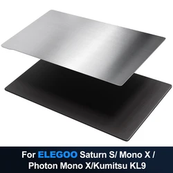 Resin 3D Printer Flex Building Plate for  Elegoo Saturn S/ Mono X/Photon Mono X/Kumitsu KL9 3D Printer 202 x 128 mm