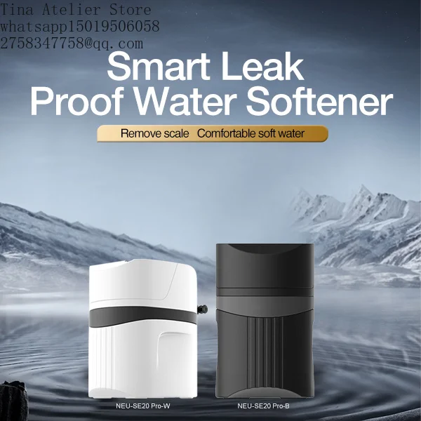 Under Sink Magnetic Water Softener Ion Exchange Resin Leak Proof Automatic CCR Water Softener