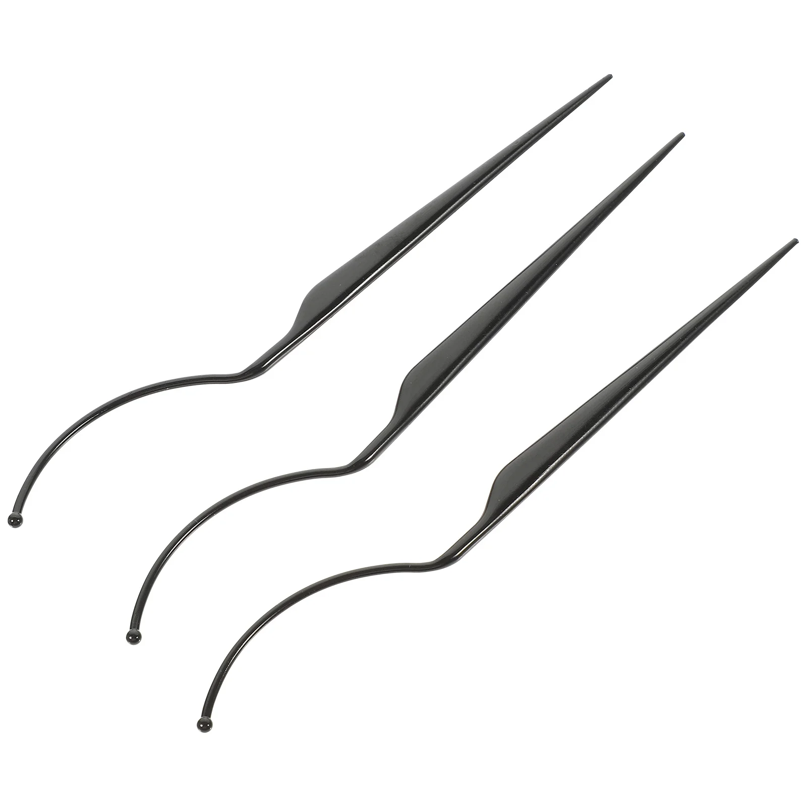 3 pezzi strumento per visualizzare ciglia finte curva regolabile ausilio per il trucco accessori per saloni in plastica durevoli ciglia che indossano strumento per innesto