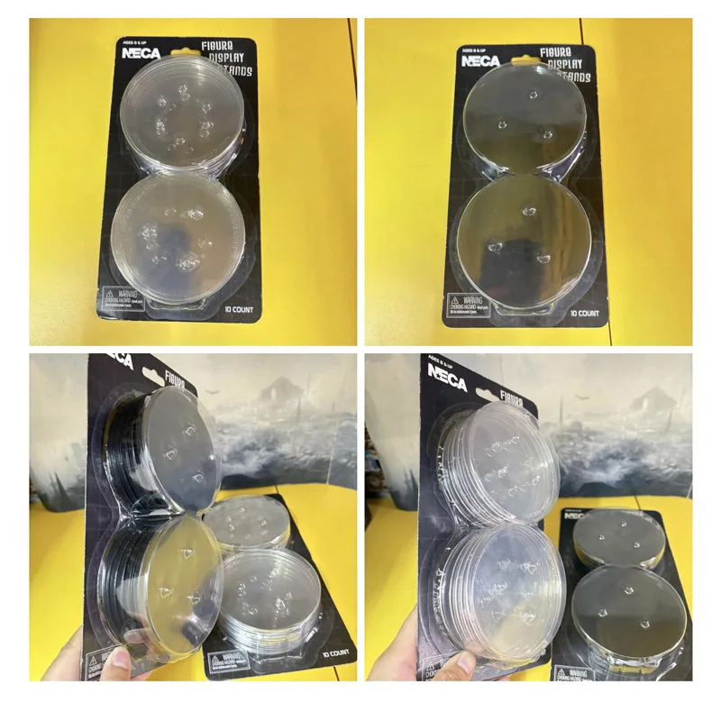 

NECA Figure Display Stand Base Display Stand Black White PVC Action Figures Compatible With Most 6"-8" Figures Toy 10pcs/lot