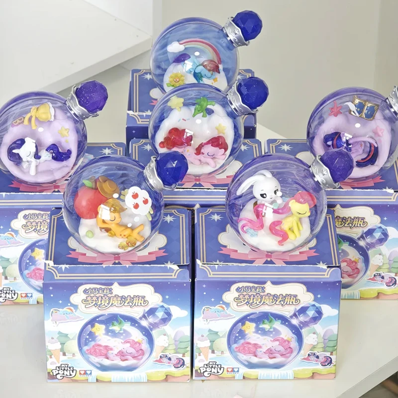 

Подлинная волшебная бутылка My Little Pony Dream, слепая коробка, капсульные игрушки, Twilight Sparkle Fluttershy Rarity Rainbow Dash, детский подарок для фанатов
