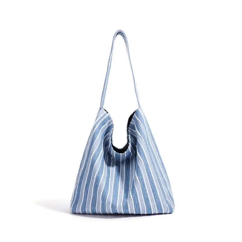Jonlily Women Canvas High Capacity Shoulder Bag Female Fashion Handbag Totes Underarm Bag Daybag Commuter Bag Purse -KG2340
