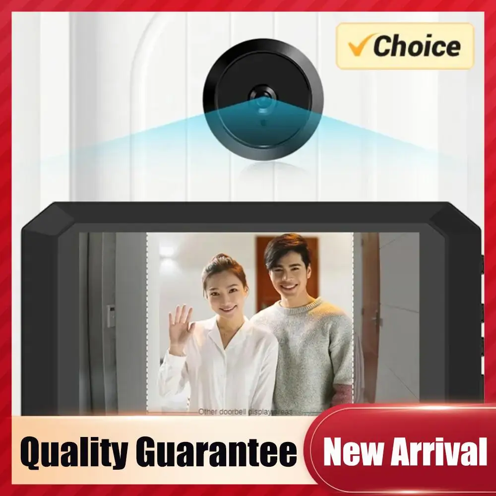 

Цифровой дверной видеоглазок с ночным видением и функцией фото- и видеозаписи, встроенный аккумулятор 1400 мАч