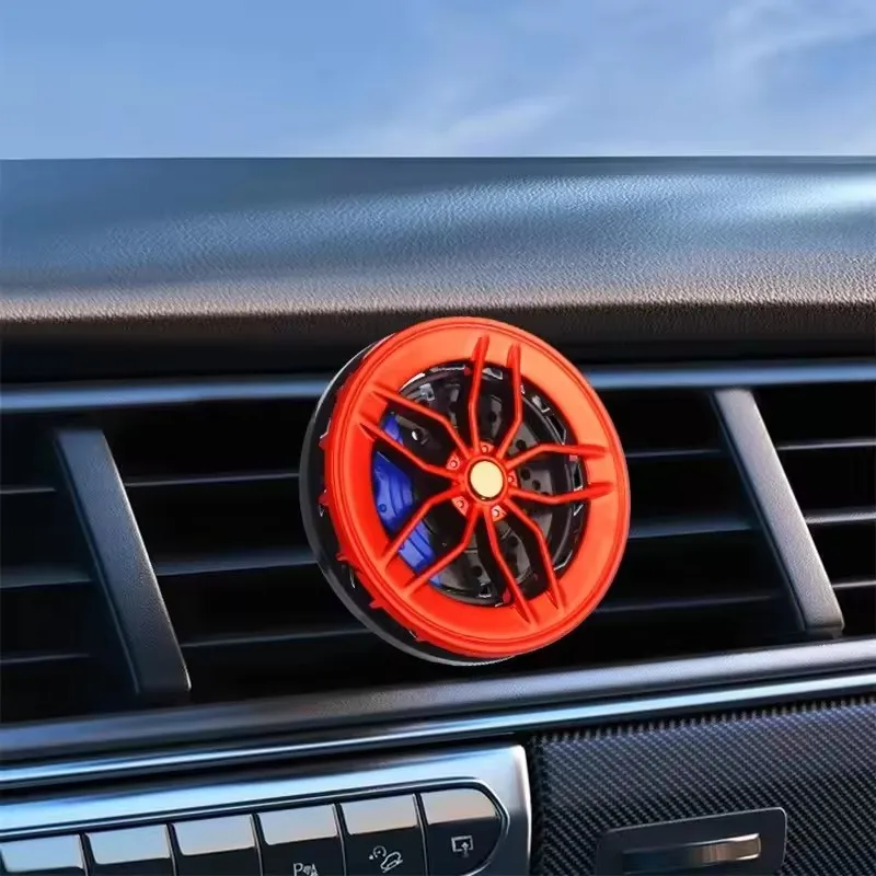 Draaibare auto-luchtverfrisserclip, auto-wielnaaf & ventilatieopening geurverspreider, bandengeurclips, decoratieve auto-accessoires