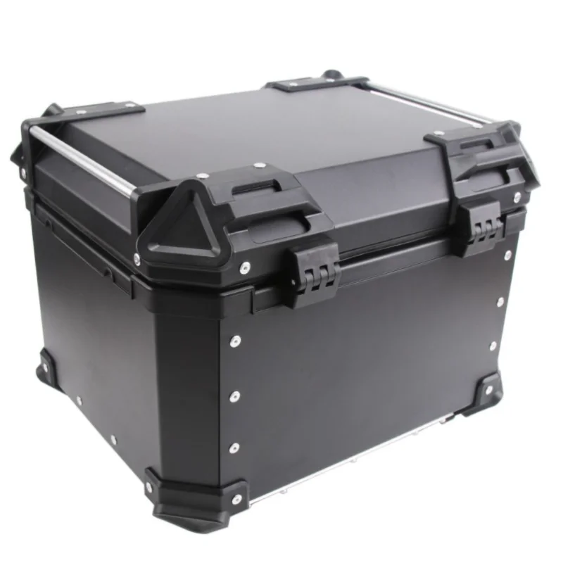 

45L/55 L Motorcycle Trunk Luggage Top Case Aluminum Alloy Box Motorcycle Tail Boxs Accesorios Para Moto Exterior Accessories