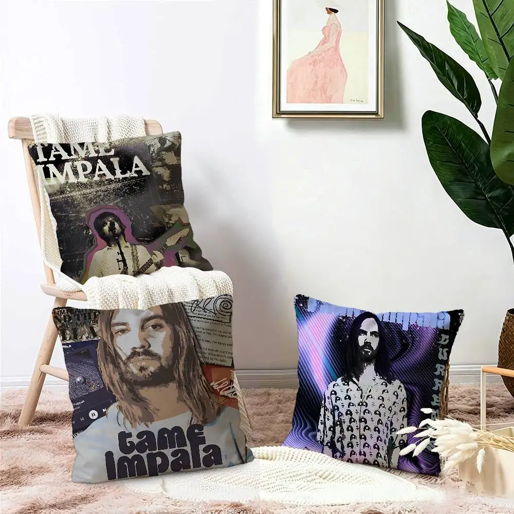 Band T-Tame Impala Maple Design Cushion Cover Happy Autumn Harvest decor Holiday Decorati Pillow Cover