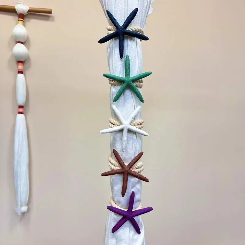 نجم البحر رباط للستائر حبل الستائر عوائق التعادل غرفة ديكور الشمال غرفة نوم زينة الستار العائق #2